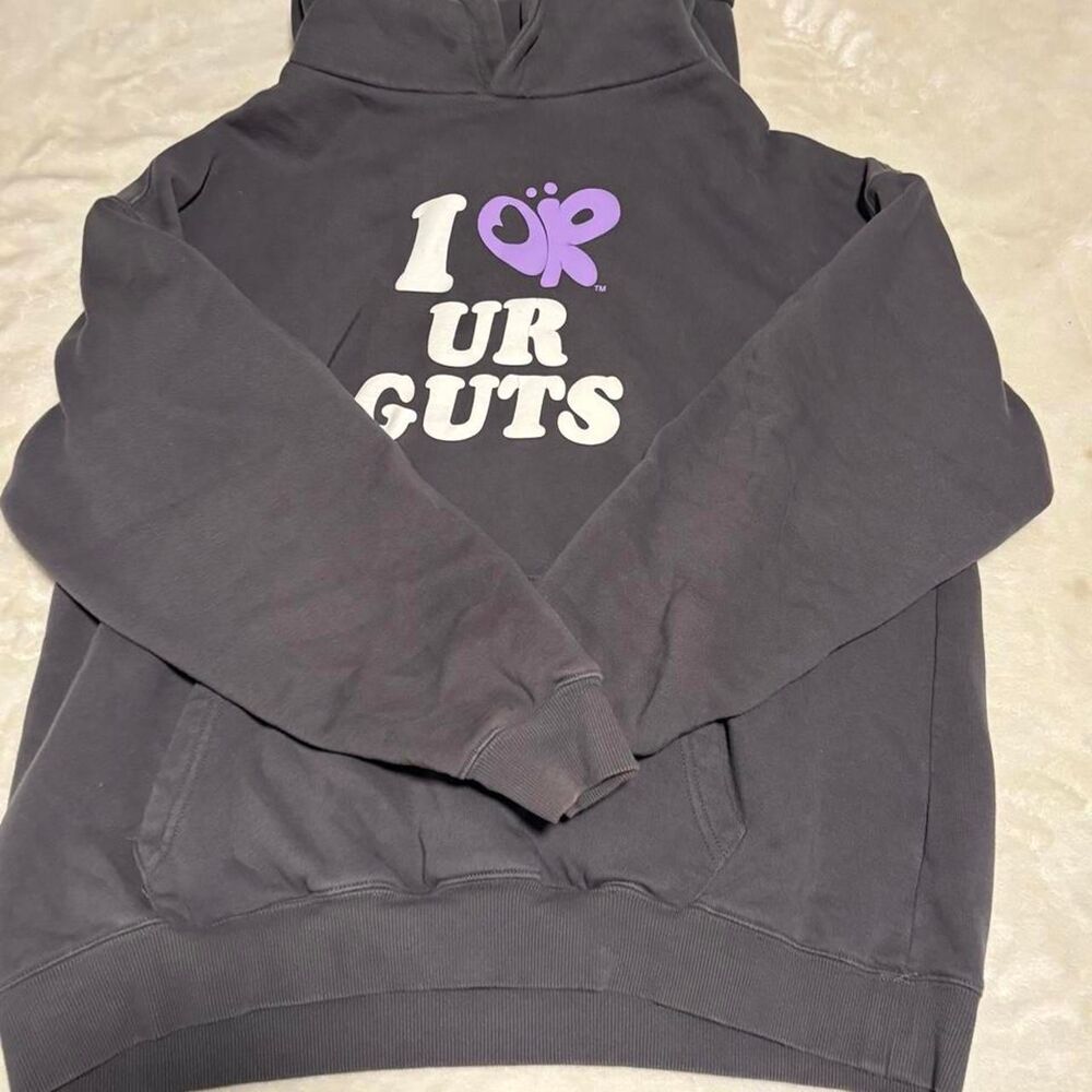 Cotton-on Women's Grey and Purple Hoodie